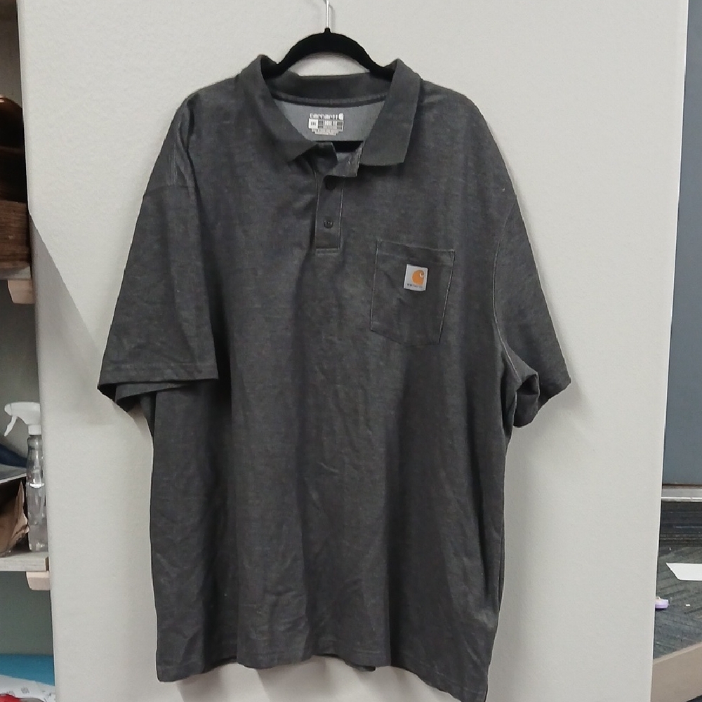 Carhartt Charcoal Polo Shirt for Men